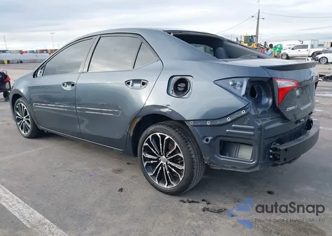 2016 Toyota Corolla S Plus from USA, damaged, VIN 2T1BURHEXGC744609